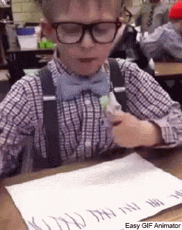 Writing Task Men GIF