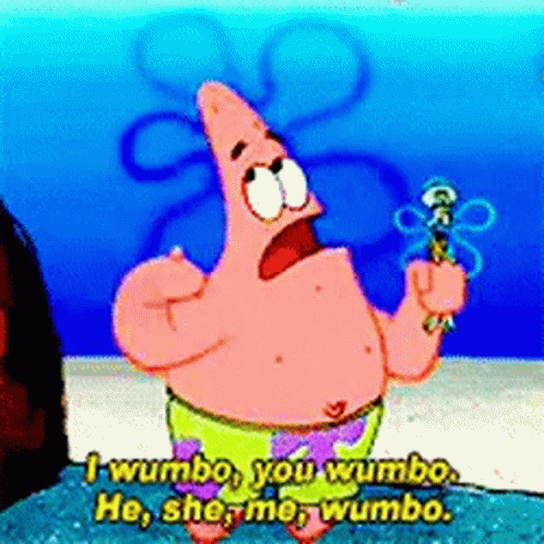 Wumbo Patrick GIF