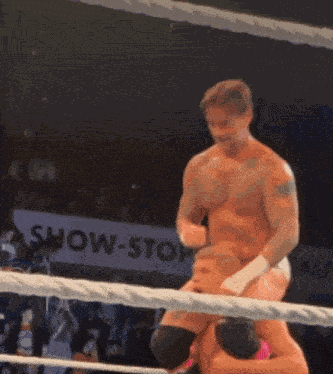 Wwe Raw 2025 Wrestling Cody Rhodes Lift Lifting Up Cm Punk GIF