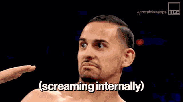 Wwe Screaming Internally GIF