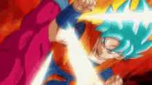 Xeno Goku Ssj4 Vs Goku Blue GIF