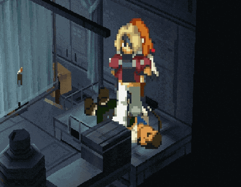Xenogears Bartholomew Fatima GIF