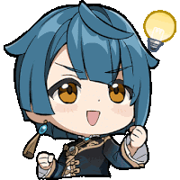 Xingqiu Genshin Impact Sticker