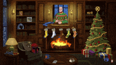 Xmen 97 Christmas Wallpaper Disney Marvel X-men GIF
