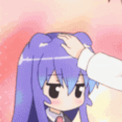 Xoa đầu GIF