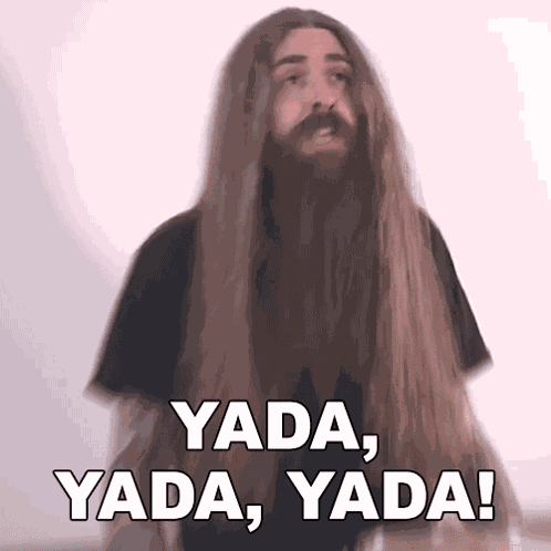 Yada Yada Yada 66samus GIF
