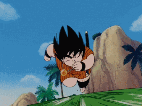 Yajirobe Kid Goku GIF