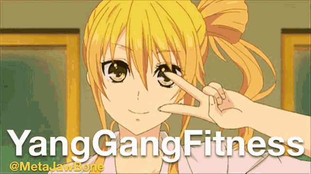 Yang Gang Fitness Anime GIF