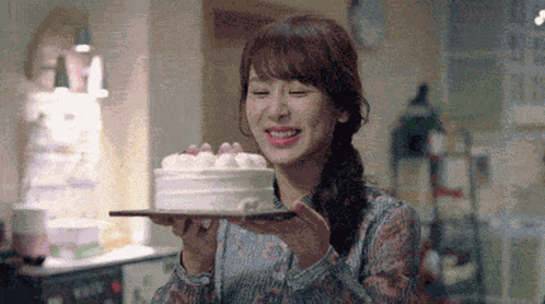 Yang Zi Birthday Cake GIF