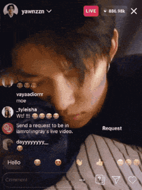 Yawnzzn Snoring Instagram Live GIF