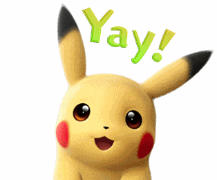 Yay Pikachu GIF