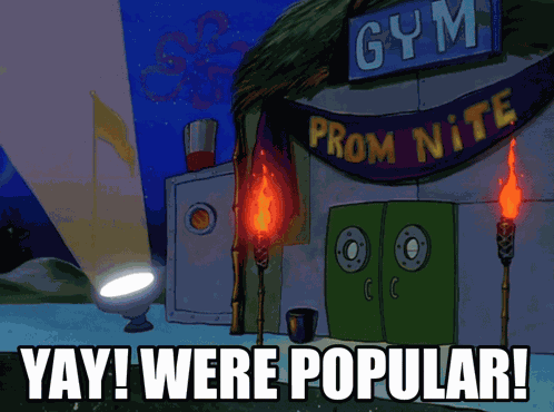Yay Were Popular We Are Popular GIF