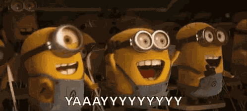 Yayy Minions GIF