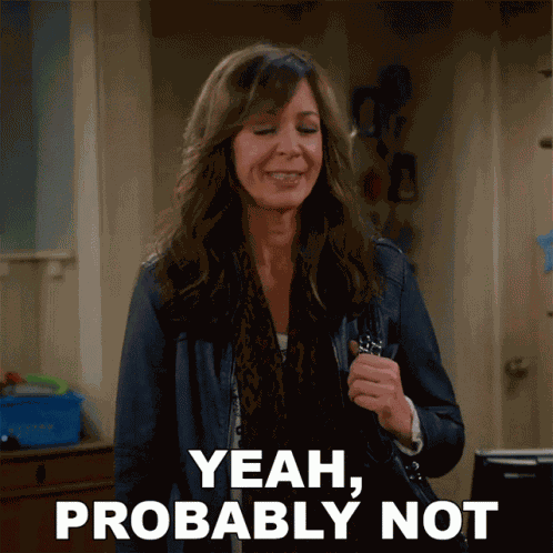 Yeah Probably Not Allison Janney GIF
