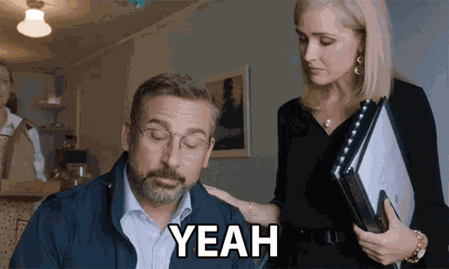 Yeah Steve Carell GIF