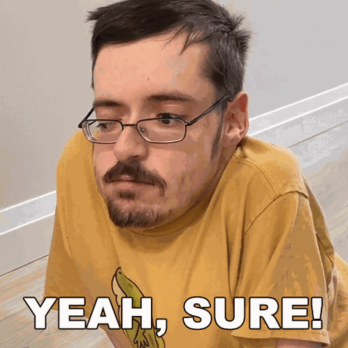 Yeah Sure Ricky Berwick GIF