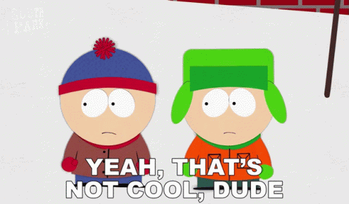 Yeah Thats Not Cool Dude Kyle Broflovski GIF