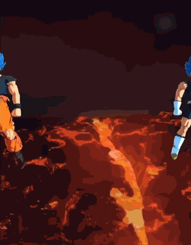 Yel Gogeta Yel Gogeta Blue GIF