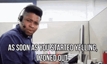 Yelling Call Centre GIF