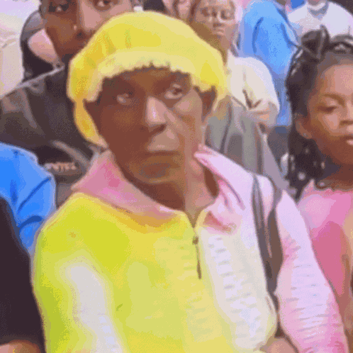 Yellow Bonnet Mm Hmm GIF