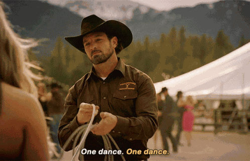 Yellowstone One Dance GIF