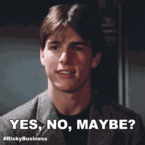 Yes No Maybe Joel GIF