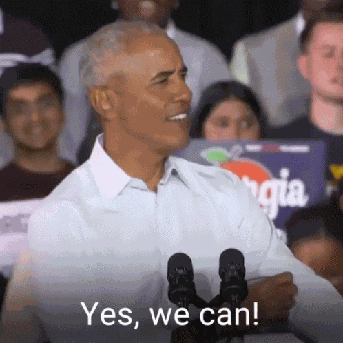 Yes We Can Obama GIF