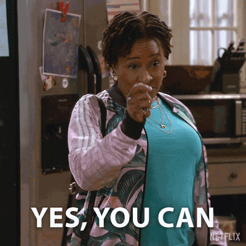 Yes You Can Lucretia Turner GIF