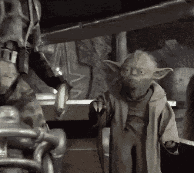 Yoda Luminara GIF