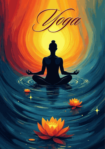 Yoga Poses Lotus GIF