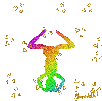 Yoga Rainbow Sticker