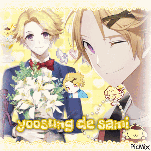 Yoosung De Sami Mystic Messenger GIF