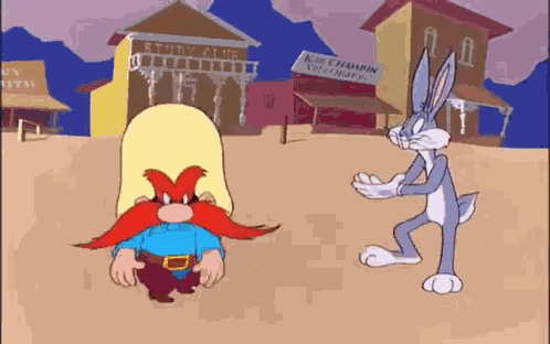 Yosemite Sam Bugs Bunny GIF