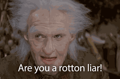 You Are A Rotton Liar You Are GIF
