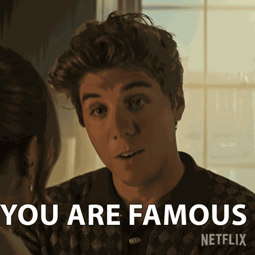 You Are Famous Adam GIF