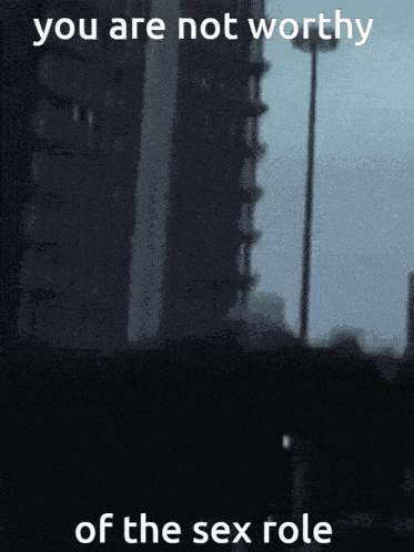 You Are Not Worthy GIF