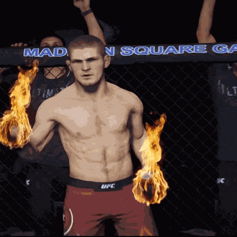 You Are On Fire Khabib Time GIF