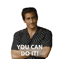You Can Do It Elwood Dalton Sticker