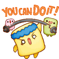 You Can Do It! Sticker