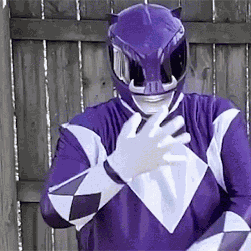 You Cant See Me Purple Ranger GIF