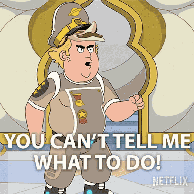 You Cant Tell Me What To Do Fichael GIF