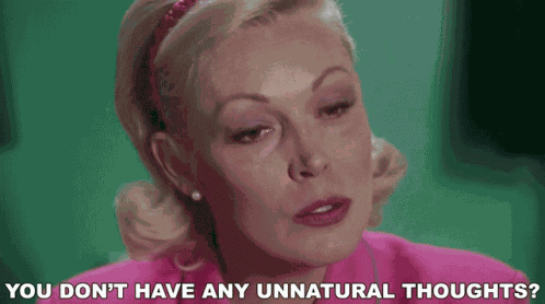 You Dont Have Any Unnatural Thoughts But Im A Cheerleader GIF