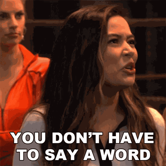 You Dont Have To Say A Word Carly Shay GIF