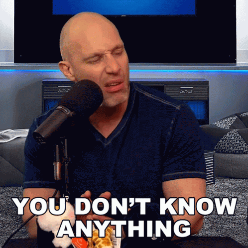 You Dont Know Anything Simon Miller GIF