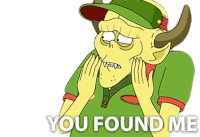You Found Me Bazarack Sticker