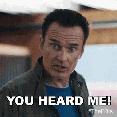 You Heard Me Supervisory Special Agent Jess Lacroix GIF