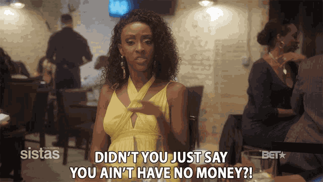 You Just Said No Money GIF