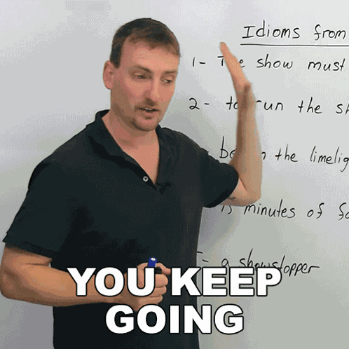 You Keep Going Adam GIF