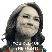 You Keep Up The Fight Firecracker Sticker