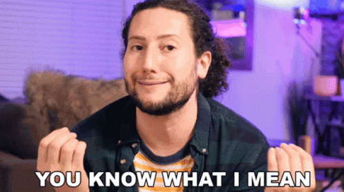 You Know What I Mean Nicola Foti GIF
